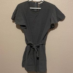 Army green/ grey romper